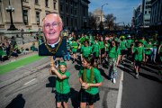 Images from downtown Indy's St. Patrick's day parade - catholics