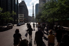 Indy10/Black Lives Matter resumed protests demanding justice for the police killings of Indianapolis residents Dreasjon Reed and Mc'Hale Rose.