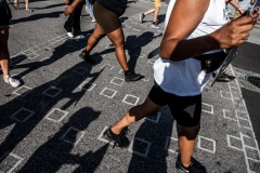 Indy10/Black Lives Matter resumed protests demanding justice for the police killings of Indianapolis residents Dreasjon Reed and Mc'Hale Rose.