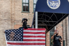 Indy10/Black Lives Matter resumed protests demanding justice for the police killings of Indianapolis residents Dreasjon Reed and Mc'Hale Rose.