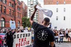 Indy10/Black Lives Matter resumed protests demanding justice for the police killings of Indianapolis residents Dreasjon Reed and Mc'Hale Rose.