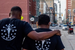 Indy10/Black Lives Matter resumed protests demanding justice for the police killings of Indianapolis residents Dreasjon Reed and Mc'Hale Rose.