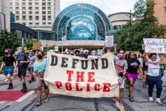 Indy10/Black Lives Matter resumed protests demanding justice for the police killings of Indianapolis residents Dreasjon Reed and Mc'Hale Rose.