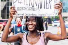 Indy10/Black Lives Matter resumed protests demanding justice for the police killings of Indianapolis residents Dreasjon Reed and Mc'Hale Rose.