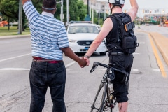 Indy10/Black Lives Matter resumed protests demanding justice for the police killings of Indianapolis residents Dreasjon Reed and Mc'Hale Rose.