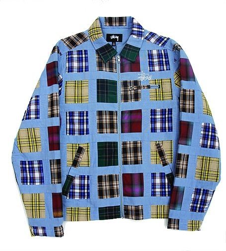 Stussy madras patchwork jacket, 0