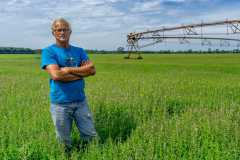 Larry Wappel Sr. started farming with his father and works today to ensure the now 9,000-acre Wappel Grain & Herb operation in San Pierre, Indiana, continues to thrive for the third- and fourth-generation farmers coming behind him. Part of the family's secret to success is expansive crop diversification, like mint farming, and self-sustainability efforts including a small solar panel field. Wappel, his wife Debbie and the couple's sons Larry Jr. and Eric all help run the family farm in northwest Indiana.