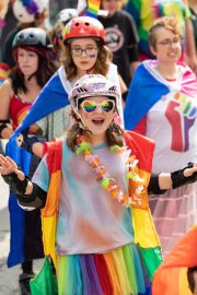 a roller derby kid