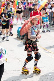 a roller derby kid