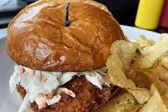 The Fried Chicken Sandwich from Mayfair Taproom