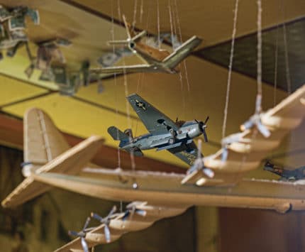 model airplanes at the Red Key