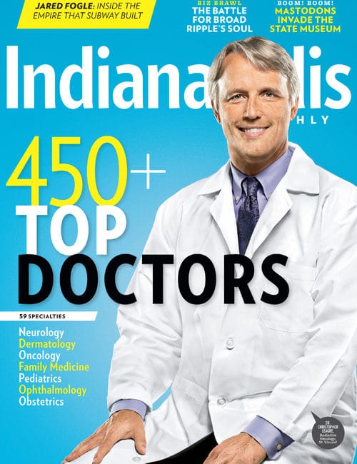 November 2013 issue of Indianapolis Monthly magazine