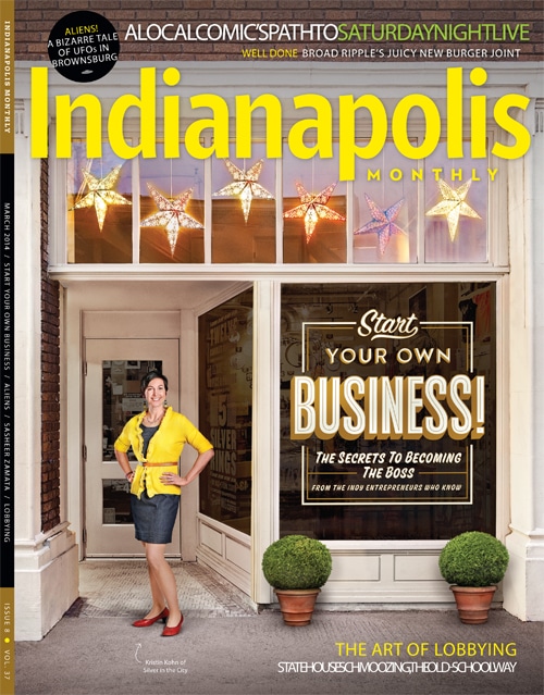 March 2014 issue of Indianapolis Monthly magazine