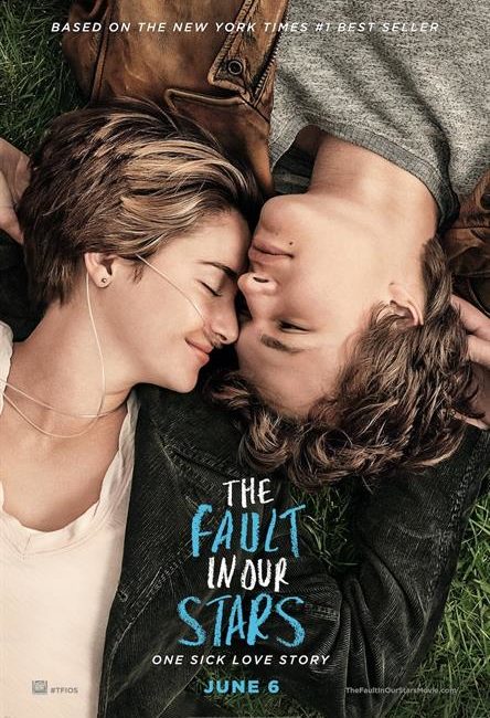 Hazel Grace (Shailene Woodley) and Augustus Waters (Ansel Elgort) in