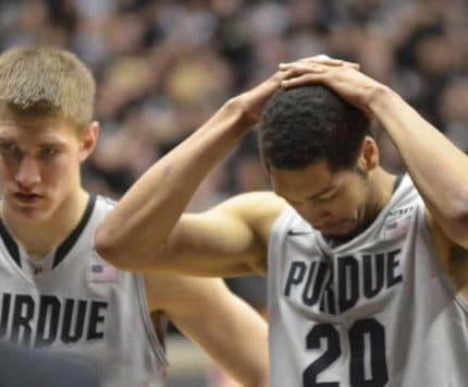 (L-R) Isaac Haas and A.J. Hammons