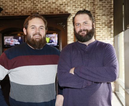 (L-R) Eddie Sahm and Scott Ellis will open Big Lug Canteen this spring.