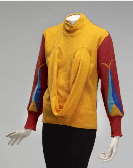 "Boob-tube" sweater by Vivienne Westwood