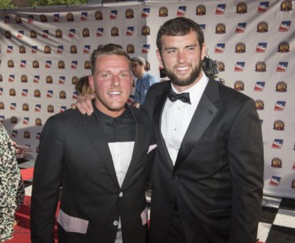 Pat McAfee and Andrew Luck