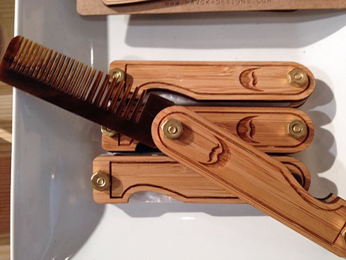 MiniFab beard comb