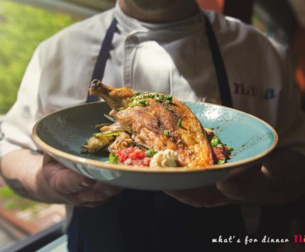 The chili-rubbed Yucatan Chicken at Nada. Photo via Nada