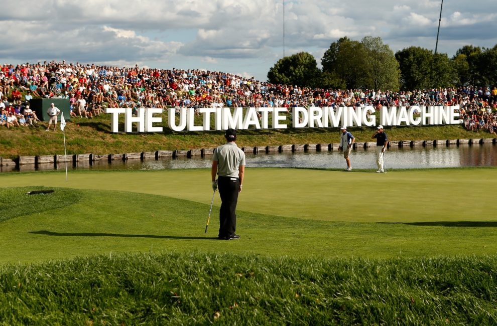 Rory McIlroy at the BMW Championships at Crooked Stick in 2012