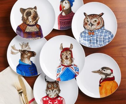 dapper animal plates