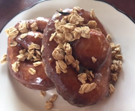 Citrus-glazed doughnuts at Milktooth