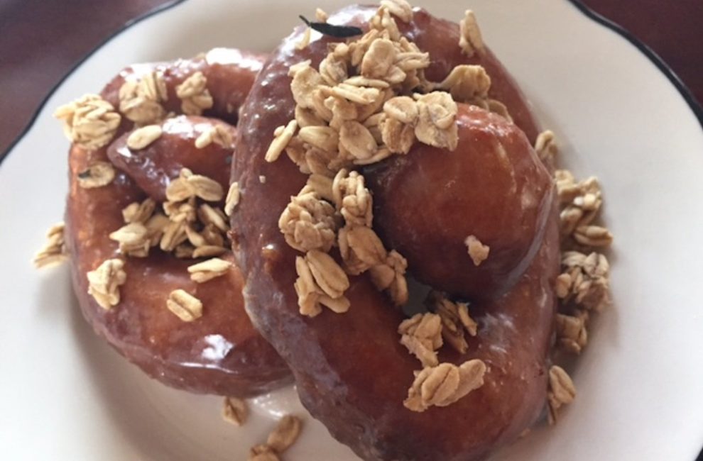 Citrus-glazed doughnuts at Milktooth