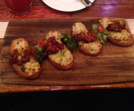 The toast and jam bistro plate at Union 50