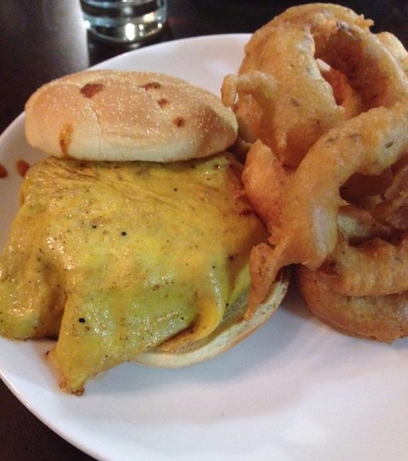 The Szechwan Pork Burger at Repeal