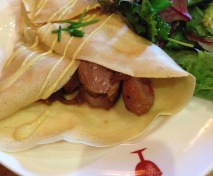 duck crepe at brugge