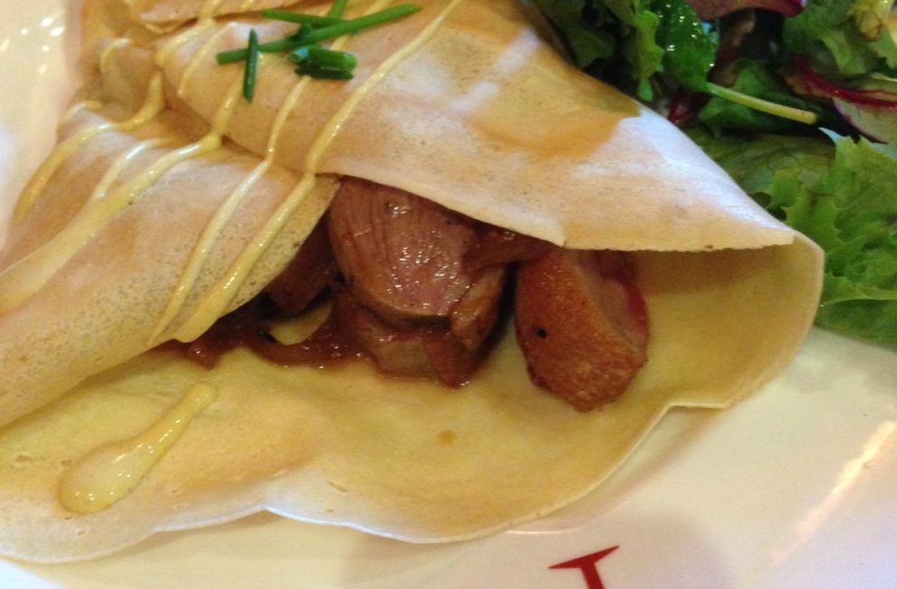 duck crepe at brugge