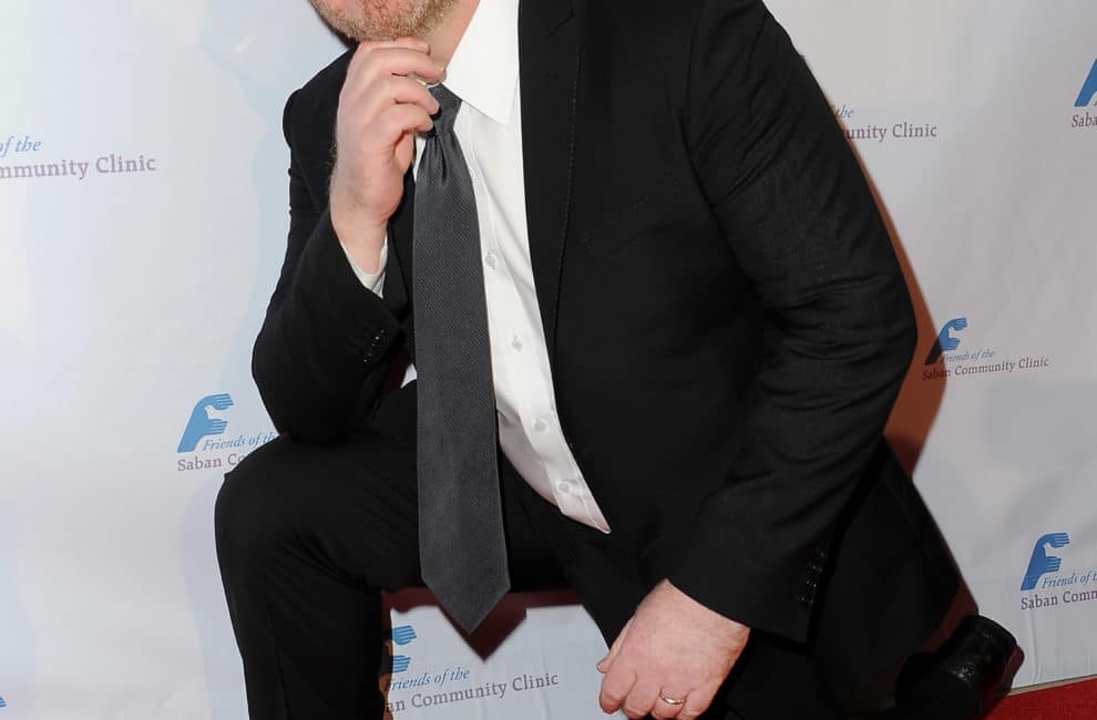 BEVERLY HILLS, CA - NOVEMBER 24: Comedian Jim Gaffigan attends Saban Community Clinic