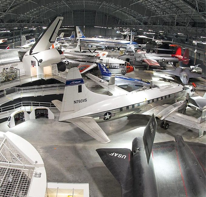 Exhibition hangar at the National Museum of the U.S. Air Force