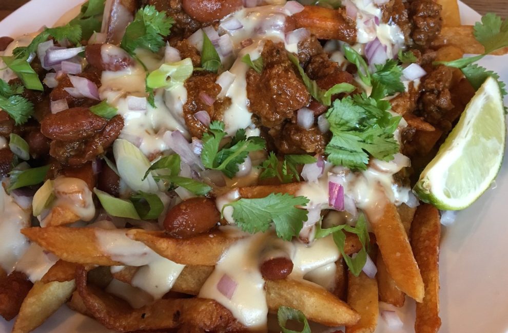 Chili cheese fries at Griggsby