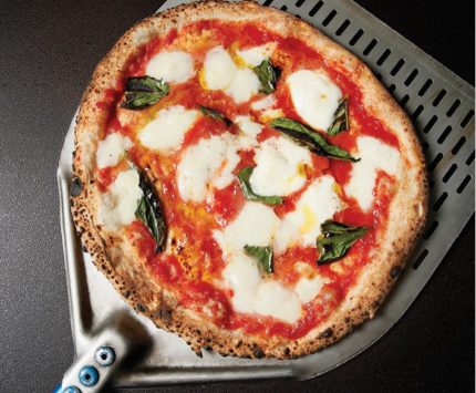 Margherita pizza from Pangea Kitchen