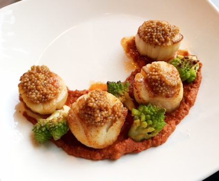 Scallops at CharBlue