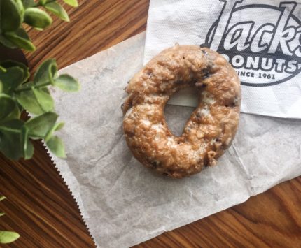 Blueberry cake donut from Jack