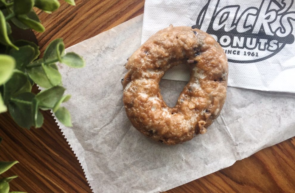 Blueberry cake donut from Jack