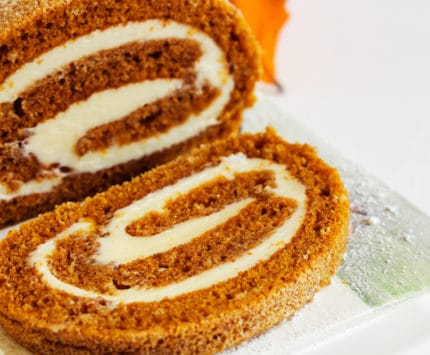 pumpkin roll stock image from Getty Images