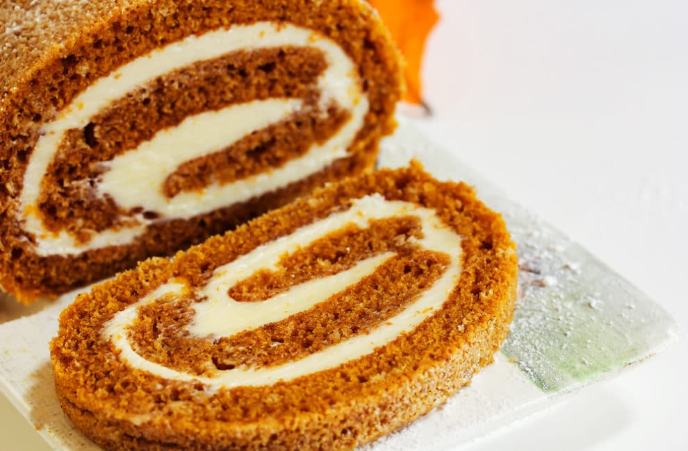 pumpkin roll stock image from Getty Images