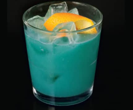 Blue Ivy gin cocktail