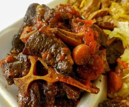 Oxtails at Jamaican Style Jerk