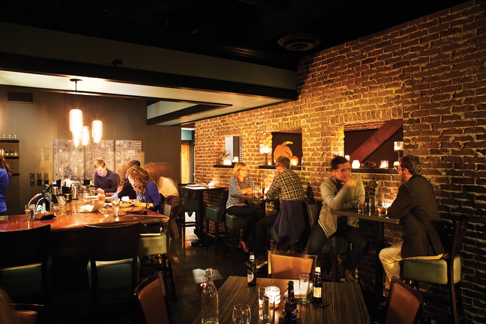 interior bar shot of the Ball & Biscuit