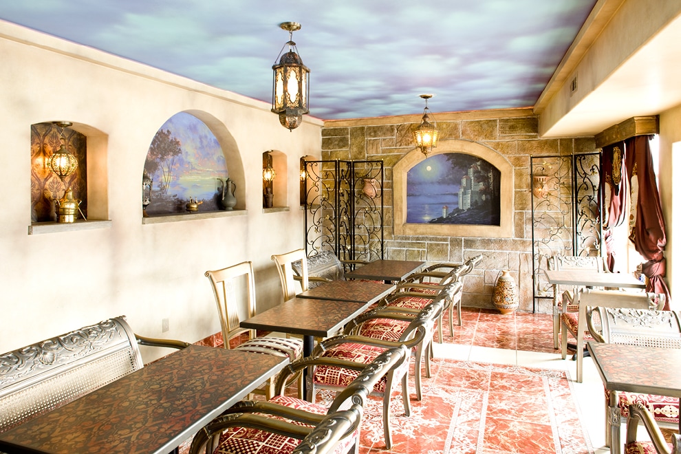 interior dining area at Canal Bistro