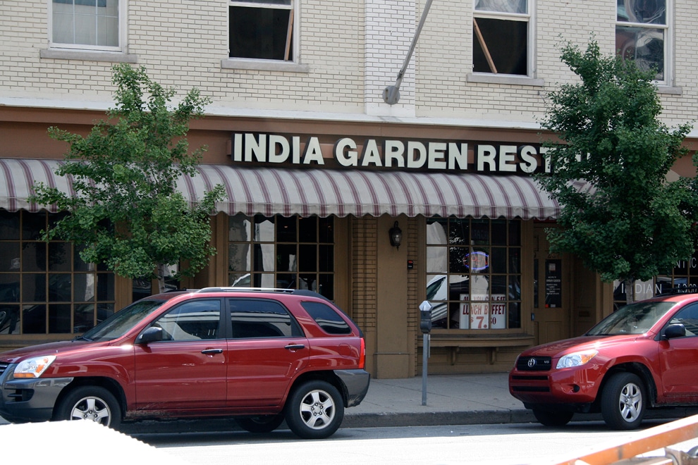 Exterior of India Garden in Downtown Indianapolis