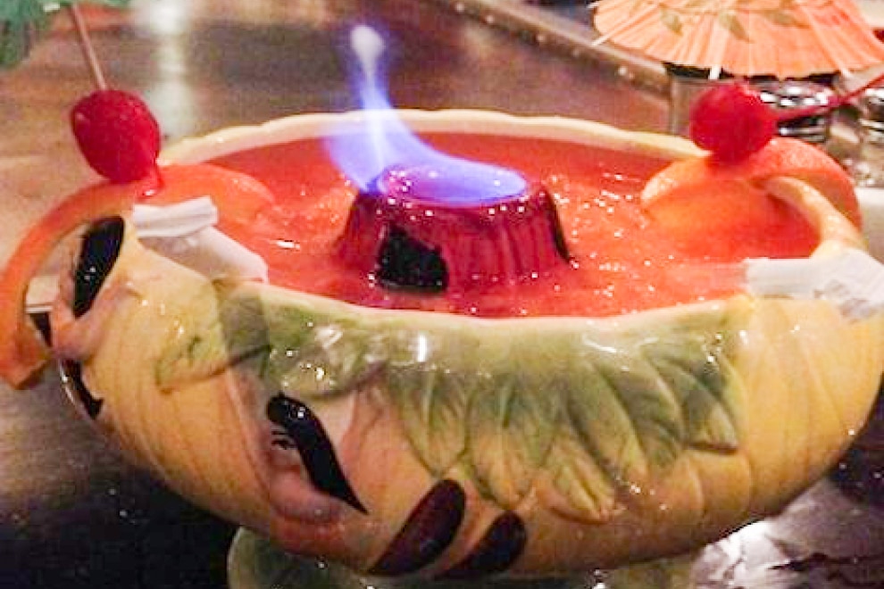 Kabuto flaming volcano for two