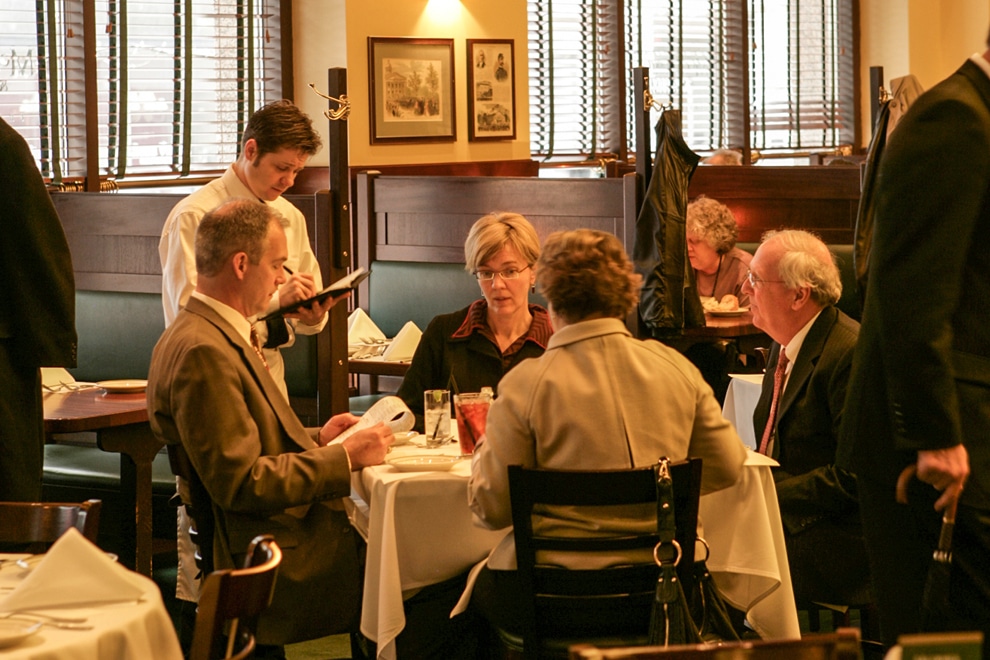 Interior of McCormick & Schmick's