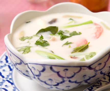 Creamy soup dish from Sawasdee