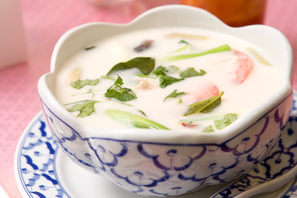 Creamy soup dish from Sawasdee